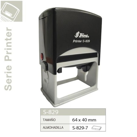 Sello Automatico Shiny S829 | 64x40 mm